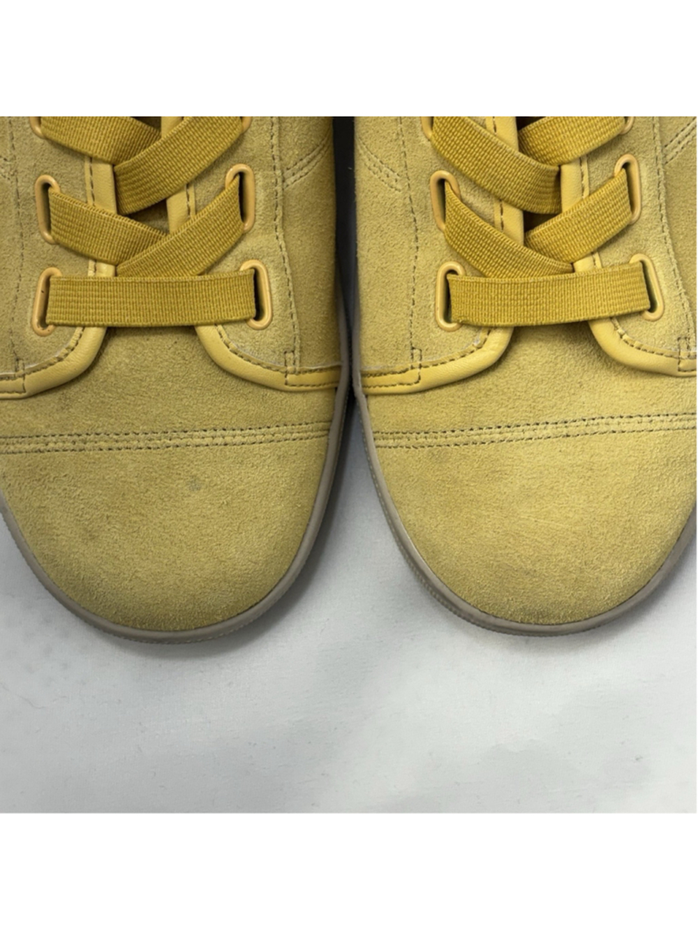 Vionic Women's Yellow Suede Sneakers Sz 8 Orthotic Arch Support Casual Shoes - Picture 4 of 9